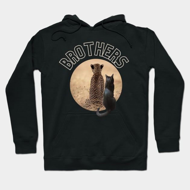 The cat brothers Hoodie by ManifestYDream